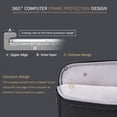 thumbnail image 3 of Voova - Funda para portátil de 13.6 pulgadas compatible con MacBook Air/MacBook Pro 13 M2/M1, 13.5 Surface Laptop 5/4, Surface Pro X / 9/8, iPad Pro 12.9, funda impermeable para bolsa de computadora, 3 of 5