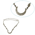thumbnail image 3 of Cadena para la cabeza de cristal bohemio, cadena para la cabeza de Luna, cadena para la frente de luna creciente de plata Retro, diadema de cristal, joyería para el cabello para graduación, 3 of 5