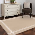 thumbnail image 3 of Pure Light Khaki Runner Rug 2.7x5 FT, Non Slip Entryway Carpet, Simple Solid Color Washable Soft Floor Carpet Entrance Mat Non-Shedding Throw Rug for Hallway Laundry Room Bedside, 3 of 9
