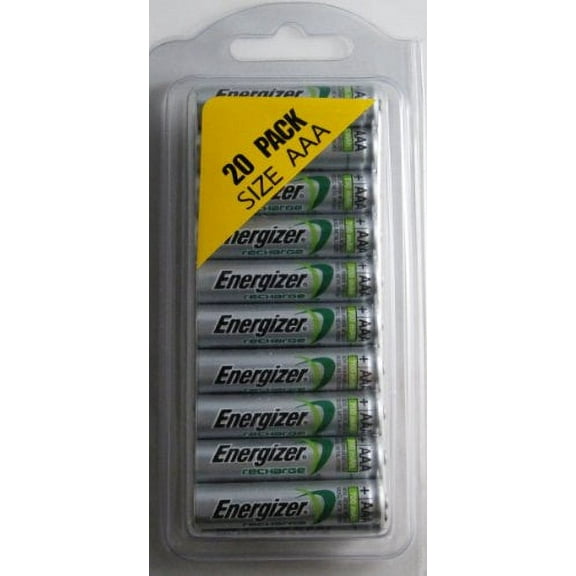 Energizer AAA Rechargeable Batteries NIMH NH12 AAA Ideal for high-tech devices Long-lasting power(20 Pack)