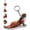 E, variant on Punch Keychain Decoration | Cute Monkey Holding Plush Toy | Protect Punch The Monkey Keychain for Backpack Purse Car Keys(A)