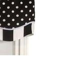 thumbnail image 2 of Glory Dotty Style High Quality 3" Rod Pocket Valance 50" X 16" Black by RLF Home, 2 of 3