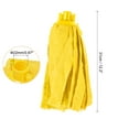 thumbnail image 2 of Uxcell Microfiber Cloth Mop Heads Replacement Floor Cleaning Pads Yellow 2 Pack, 2 of 5
