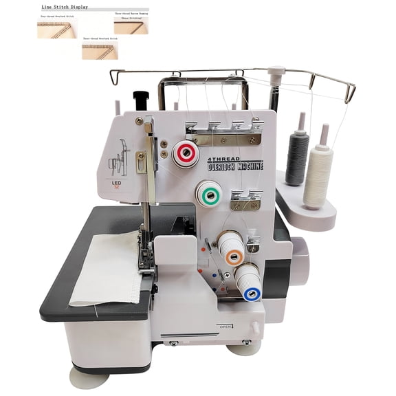 3/4 Thread Clothes Overlock Stitching Edging Automatic Sewing Machine