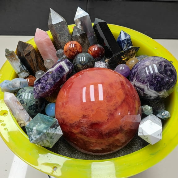 Healing Crystal Mystery Stone Bag Lucky Gemstone Witchy Crystals Scoops Crystal Jewelry High Quality Mindfulness box Home decor gift