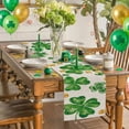 thumbnail image 2 of St. Patrick's Day Table Runner, 13x72 Inch Spring Holiday Decor for Kitchen Dining Indoor Outdoor Home Party。（13x72in）, 2 of 13