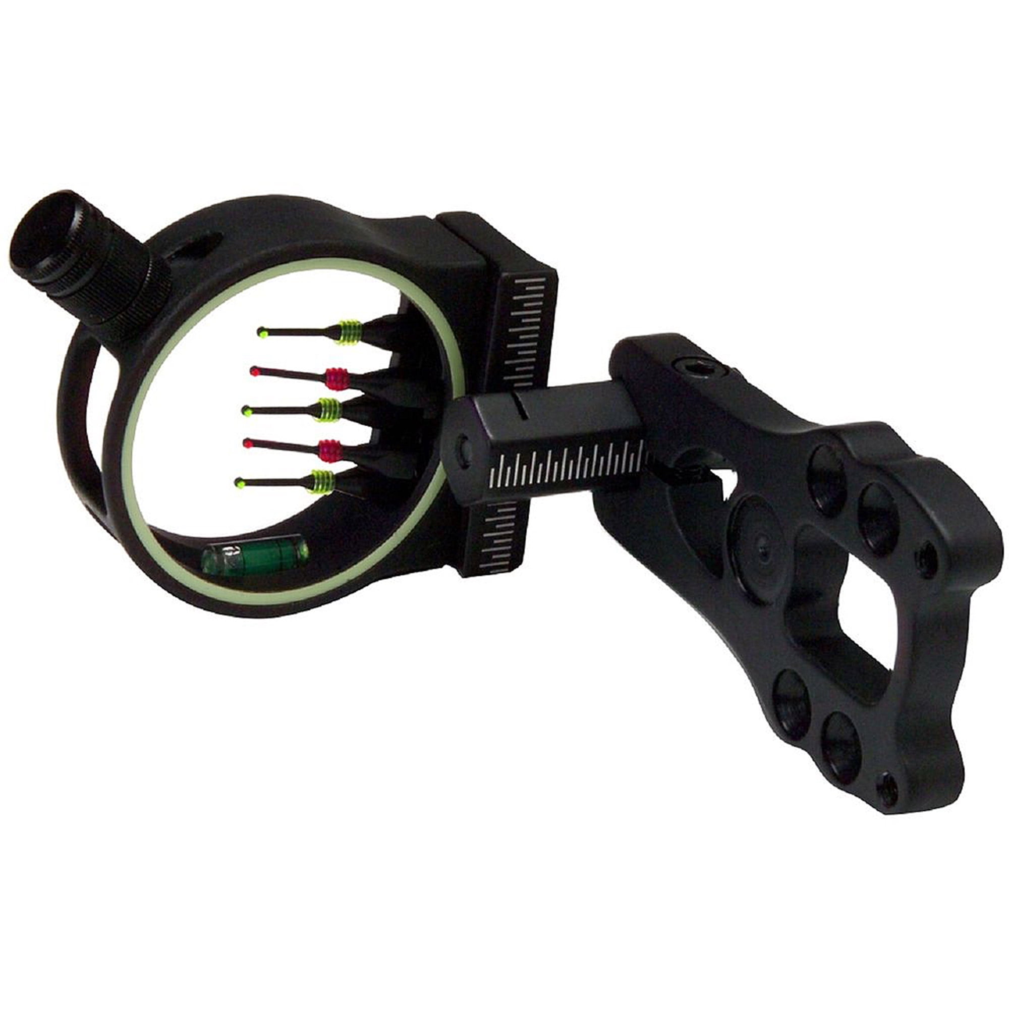 Details about   Archery Compound Bow Sights 5 Optic Fiber Pins Bow Sights with Violet Light 