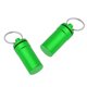 thumbnail image 5 of Colgante de cápsula de píldora que se puede abrir para collar, llavero, caja de botella de aluminio, 2 uds. Verde kusrkot Botella impermeable portátil, 5 of 6