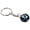 Pisces, variant on Zodiac Keychain with Time Gemstone Pendant, Glow-in-the-Dark Double Sided Glass Ball Design, Personalized Astrology Gift,Scorpio