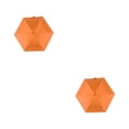 thumbnail image 3 of Inteprter Paraguas plegable a prueba de viento y lluvia para protección solar, sombrillas plegables de color naranja color naranja 2Conjunto, 3 of 6