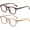 Two Pack: Brown Tortoise+amber, variant on Round Blue Light Glasses for Women Men Fashion Retro Circle Frame Computer Eyeglasses Anti