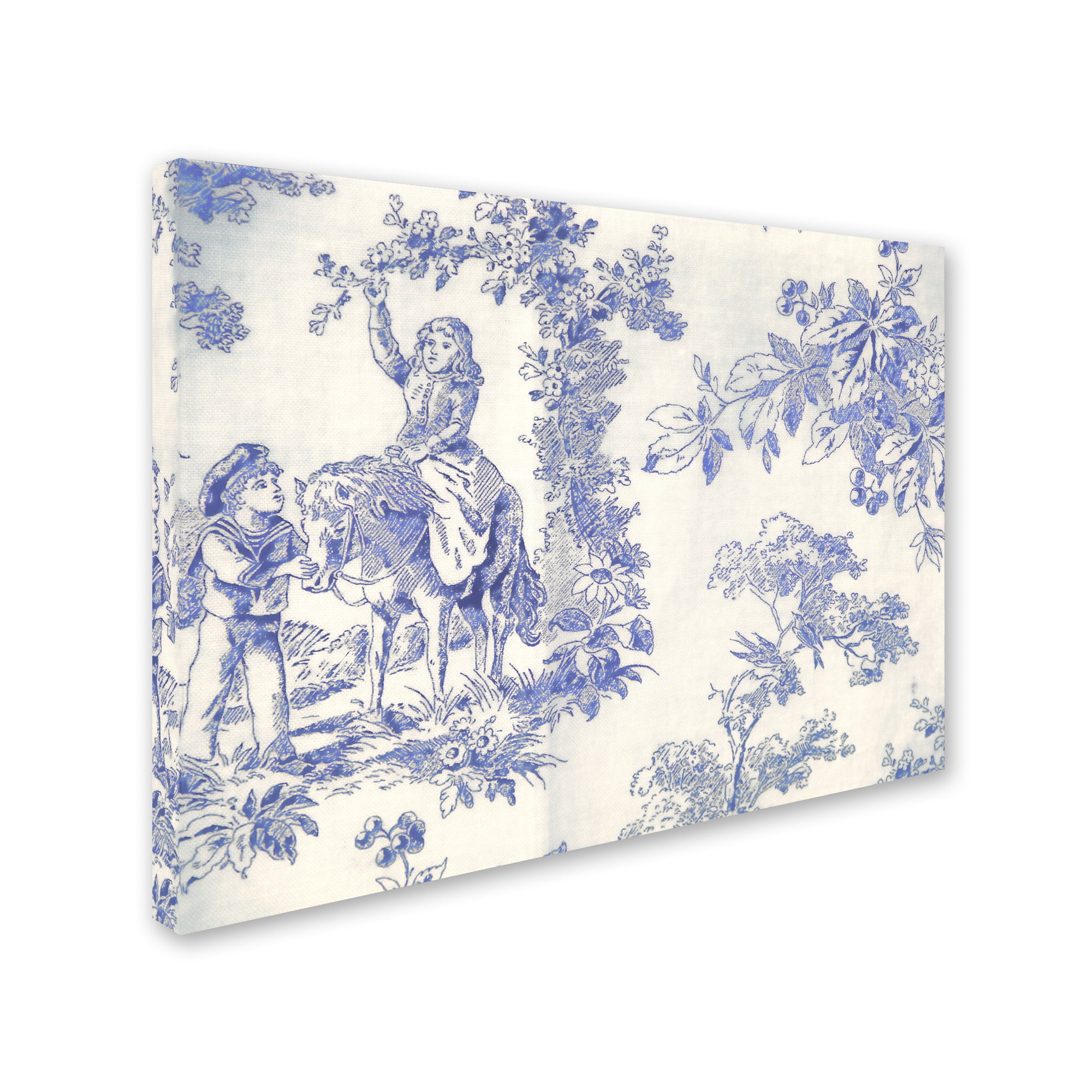 Trademark Fine Art 'Toile Fabrics VI' Canvas Art by Color Bakery