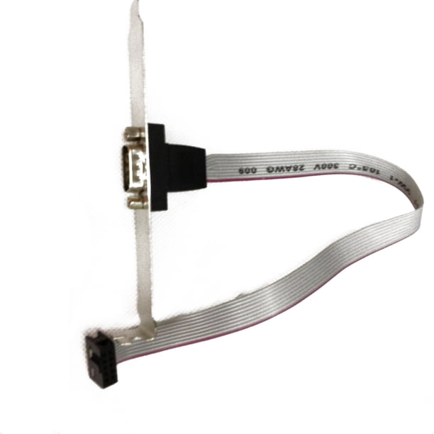 Methold Ranura para puerto de Cable PCI de 9 pines RS232, componentes de ordenador de repuesto, montaje de PC, placa base, soporte de Cables, componente Juegos de teclado y mouse para computadora