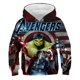 thumbnail image 1 of 1-14 años, sudaderas con capucha para bebés, Los vengadores de Marvel, superhéroe, Hulk, sudadera, ropa de primavera y otoño, ropa para niños, Top de bebé, prendas de vestir exteriores 14T zhangmengya CONDUJO, 1 of 2
