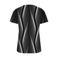 thumbnail image 5 of Kayannuo Short Sleeve Womens Tops Graphic Tees Women Valentine's Day Fashion Womens Casual Printed V Neck Short Sleeve Buttons Tops Loose Blouses, 5 of 5