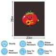 thumbnail image 2 of Tomate bailando Dishwasher Magnet Cover Decorative Sticker for Home Cabinet Kitchen 23" x26", 2 of 5