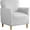 Light Gray, variant on TOPCHANCES Stretch Velvet Armchair Slipcover, Anti Slip Chair Covers for Living Room, Light Gray