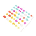 thumbnail image 1 of Pajita Interactiva, Fácil De Limpiar, Ensamblaje De Empalme De Bricolaje, Regalos, Juguete, Pajitas Reutilizables Con Alfabeto Inglés Para Fiesta ANGGREK CH3118, 1 of 8