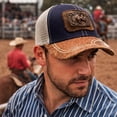 thumbnail image 5 of KNITE Gorra Trucker Hombre Rino Vaquera Herraje Metálico Estilo Rancho Buchona, 5 of 5