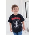 thumbnail image 4 of Camiseta Marvel Spider-Man para niños pequeños, paquete de 4, Spiderman, 6 años, 4 of 7