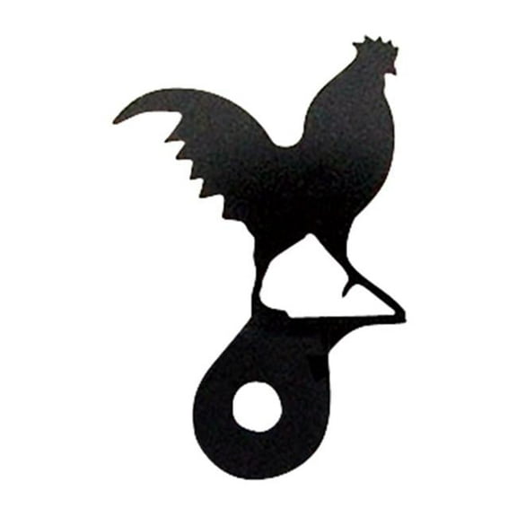 Village Wrought Iron DHK-1 Rooster Door Silhouette