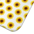 thumbnail image 3 of Sunflower Print Microfiber Dish Mat for Kitchen Countertop, 18x24 Inch Absorbent Drying Pad, Foldable Floral Rack Mat for Dishes, 3 of 5