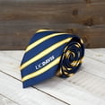 thumbnail image 6 of Fan Frenzy Gifts UC Davis Aggies Striped Formal  Men's Necktie  Officially Licensed NCAA, 6 of 6