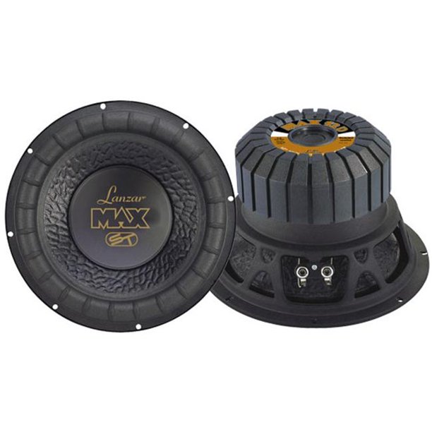 SOUND AROUND/LANZAR AUDIO MAX12D 12 1000 Watt Dual Voice Coil Subwoofer Driver for Small