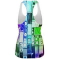 thumbnail image 2 of Retro Speakers Rainbow All Over Womens Racerback Tank Top - 2X-Large, 2 of 2