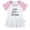 Pink Raglan Dresses, variant on Future Gate Opener Funny Dresses For Baby, Newborn Babies Skirts, Infant Princess Dress, 0-24M Kids Graphic Clothes (White Sleeveless Dresses, 6-12 Months)