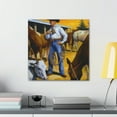 thumbnail image 4 of Barnyard Neoclassical Scene - Canvas, 4 of 10