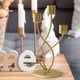 thumbnail image 3 of Candelabro Retro para velas de pilar 3 cabezas adorno de Centro de Mesa BLESIY Candelero, 3 of 6