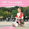 thumbnail image 3 of Baby Balance Bike for 1 Year Old 12-36 Months, 4-Wheel Toddler Bike Adjustable Seat Training Wheels, Birthday Gifts Boys Girls, Pink, 3 of 6
