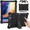 Black, variant on Silicone Case Compatible with Dragon Touch Notepad K10, 10 inch Universal Tablet Case, Multi-Angle Protective Cover for ZONKO K105 10 inch, Winsing 10 with Strap & Stylus Pen