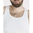 thumbnail image 6 of Hanes White Tank Top 5-Pack Men Ultimate Big Man Cool Undershirt Comfort 2xb-3xb, 6 of 6