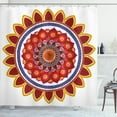 thumbnail image 1 of Ambesonne Mandala Shower Curtain, Summer Flowers Joy Art, 69"Wx84"L, Multicolor, 1 of 3