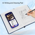 thumbnail image 3 of Cahier Numérique avec Stylo Intelligent, Bloc-Notes Électronique avec Reconnaissance de Texte OCR, Dessin IA, Synchronisation BT 5.0 avec Téléphone, Tablette, Stockage hors Ligne, Idéal pour l'École, le Travail, 3 of 7