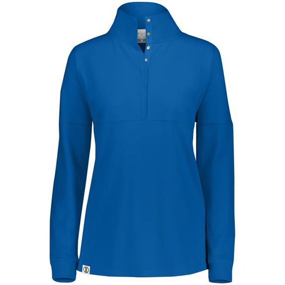 Ladies Sophomore Pullover, Royal Heather - 3XL