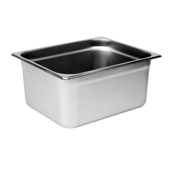 Soro Essentials- Half Size 6" Deep 24 Gauge Stainless Steel Anti-Jamming Steam Pan- Restaurant Steam Table Pan Commercial Catering Food Pan for Commercial Kitchen Supplies
