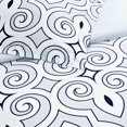 thumbnail image 3 of Superior Reversible Duvet Cover Set, King/ Cal King, White/ Blue, 3 of 5