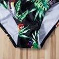thumbnail image 4 of Women High Waist Swimsuit Bottom Tummy Control Floral Bikini Bottom Swim Shorts Tankini Brief, 4 of 6
