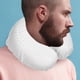 thumbnail image 2 of BRIGHTFUFU Almohada de látex en forma de U, almohada en forma de U Cuello de la columna vertebral (una base de almohada sin funda de almohada, blanco), 2 of 8