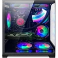 thumbnail image 7 of Hoengager Gaming PC -AMD Ryzen 7 5700X 3.4 GHz-RTX 4070 12GB -32GB DDR4 RAM-1TB M.2 SSD-240 Liquid Cooler -WIFI &Bluetooth -RGB Fans-Windows 11 Pro Desktop Computer-Black, 7 of 7