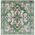 thumbnail image 3 of SAFAVIEH Madison Richmal Oriental Area Rug, Green/Aqua, 5'3" x 7'6", 3 of 3
