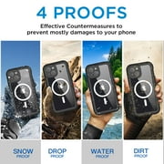 SHELLB0X For iPhone 15 Plus 6.7 inch Case Waterproof Heavy Duty MagSafe Magnetic Rugged Underwater Cover