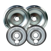 Mainstays R101C4 Universal Chrome Plated Drip Bowls, Set of 4. 2 Large and 2 Small