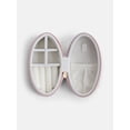 thumbnail image 4 of Scenario Women's Oval Zippered Velvet Jewelry Organizer, Pink, 4 of 4