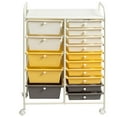 thumbnail image 5 of Topbuy 15-Drawer Rolling Trolley Mobile Storage Cart Tools Scrapbook Paper Organizer, 5 of 6