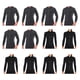 thumbnail image 3 of Greeniant Chaqueta de buceo de alta eficiencia a prueba de frío Material de nailon buena elasticidad trajes de baño fuerte protector solar cuero Deportes acuáticos Hombres Negro 3XL Greeniant  OD020694-06, 3 of 6