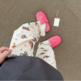 thumbnail image 5 of Pantalones para caminar, pantalones de pijama con dibujos de osos y globos para mujer, pantalones de aire acondicionado para el hogar de primavera y otoño, pantalones casuales sueltos, 5 of 5